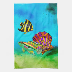 Sea Creations Mixed Media Towel