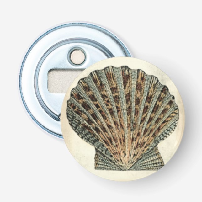 Sea Creatures by the Shore Bottle Opener (Front)