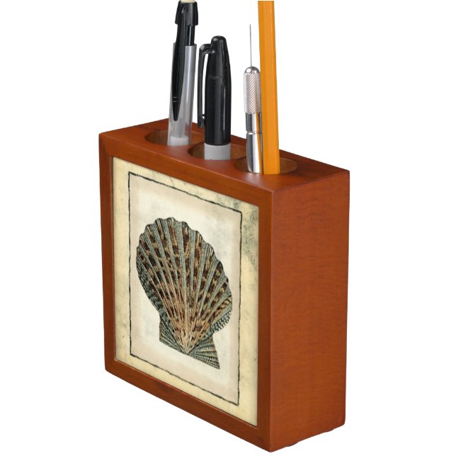 Sea Creatures by the Shore Desk Organizer (In Situ)