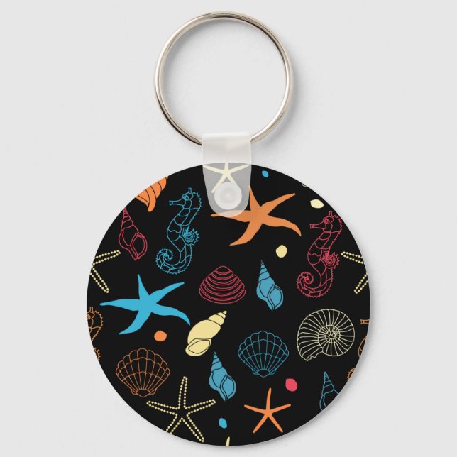 sea Creatures Keychain (Front)