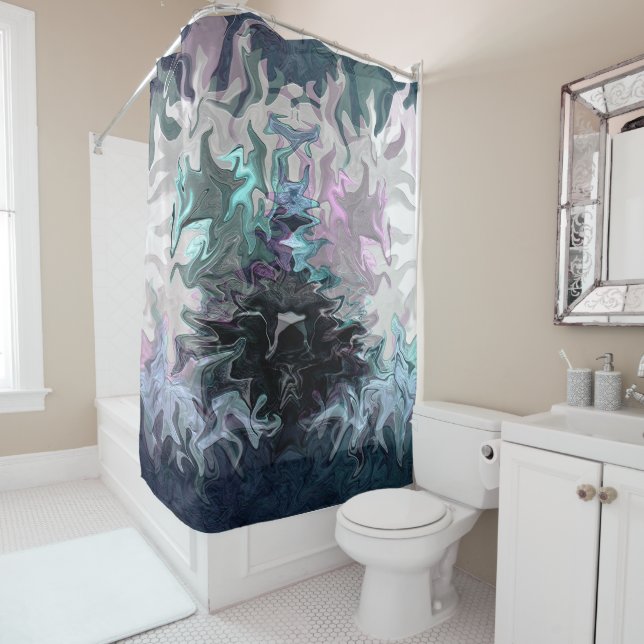Sea Creatures..... Shower Curtain (In Situ)
