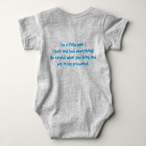 Sea creatures with a message baby bodysuit