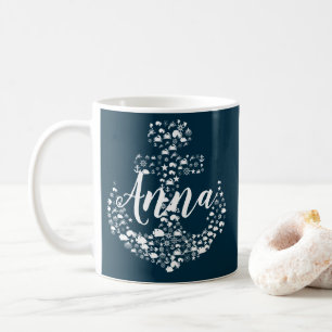 Sea Critters Anchor Nautical / Coastal Coffee Mug