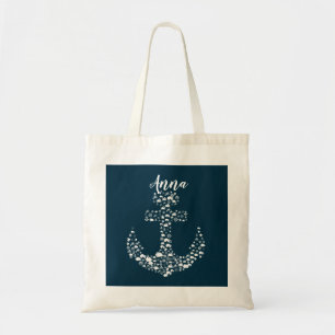 Sea Critters Anchor Nautical / Coastal Tote Bag