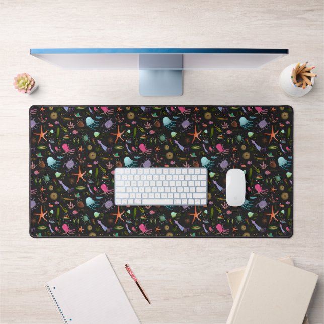 Sea Critters Pattern Desk Mat (Office 1)