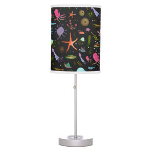 Sea Critters Pattern Table Lamp