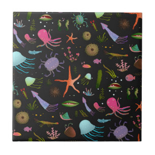 Sea Critters Pattern Tile
