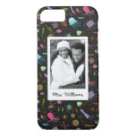 Sea Critters Pattern | Your Photo &amp; Name iPhone 8/7 Case