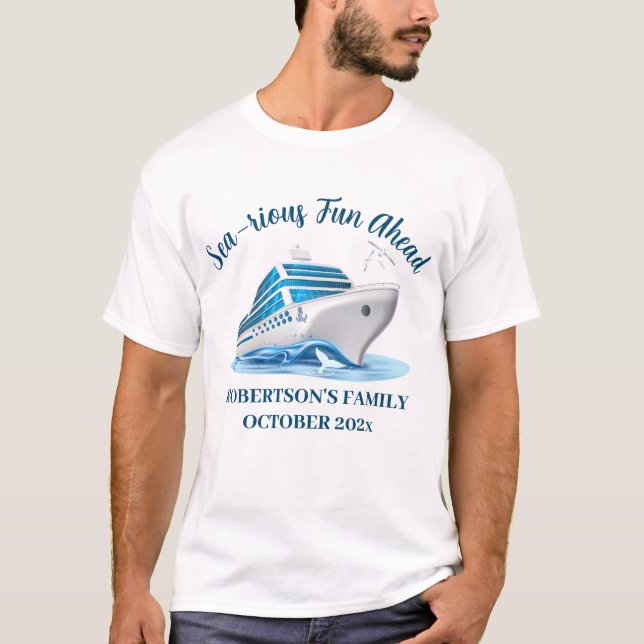 Sea Cruise Vacation Family Reunion Ocean Travel T-Shirt (Front)