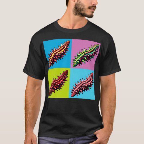 Sea Cuber Art Trendy Marine Life T_Shirt