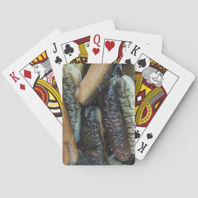 Sea Cucumber ... Yaowarat Market Food Poker Cards (Back)