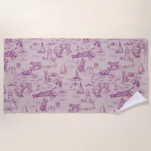 Sea Dog Toile Bouvier Des Flandres Beach Sand Beach Towel