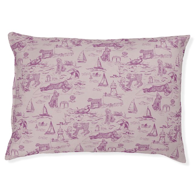 Sea Dog Toile Bouvier Des Flandres Beach Sand Pet Bed (Front)
