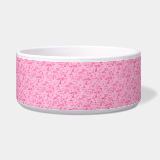 Sea Dog Toile Pink  Bowl