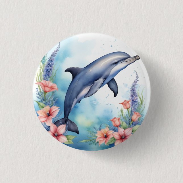 Sea Dolphin Button (Front)