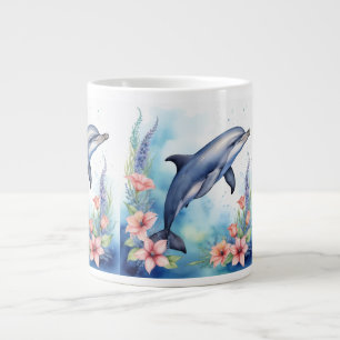 Sea Dolphin Giant Coffee Mug