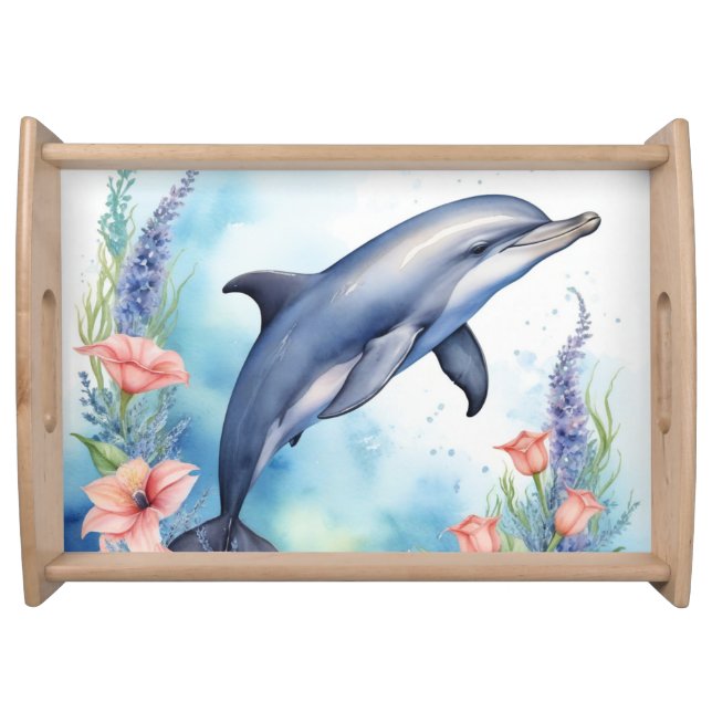 Sea Dolphin Serving Tray (Front)