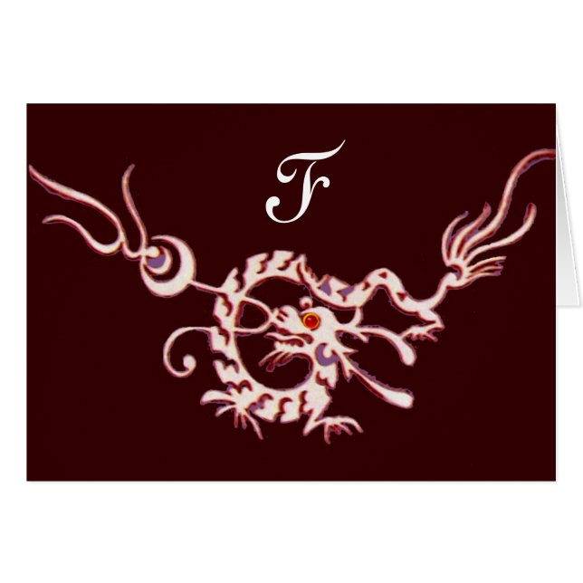 SEA DRAGON 2 MONOGRAM ,red black Cards (Front Horizontal)