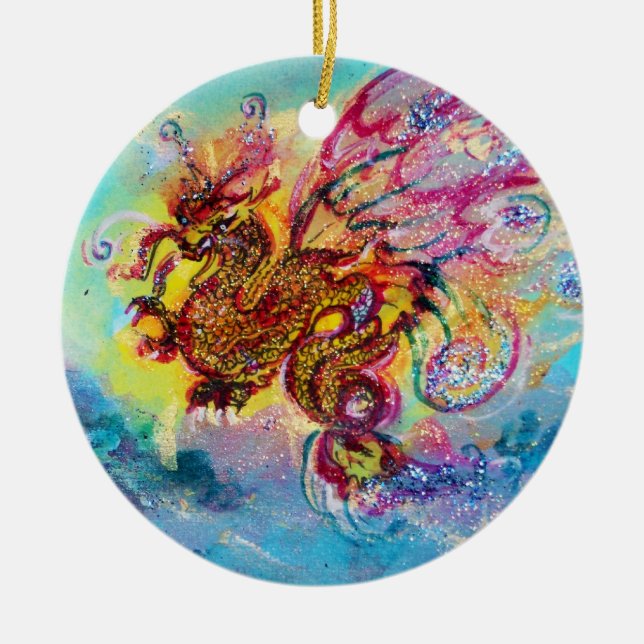 SEA DRAGON CERAMIC ORNAMENT (Front)