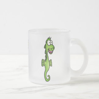 Sea Dragon Frosted Glass Coffee Mug