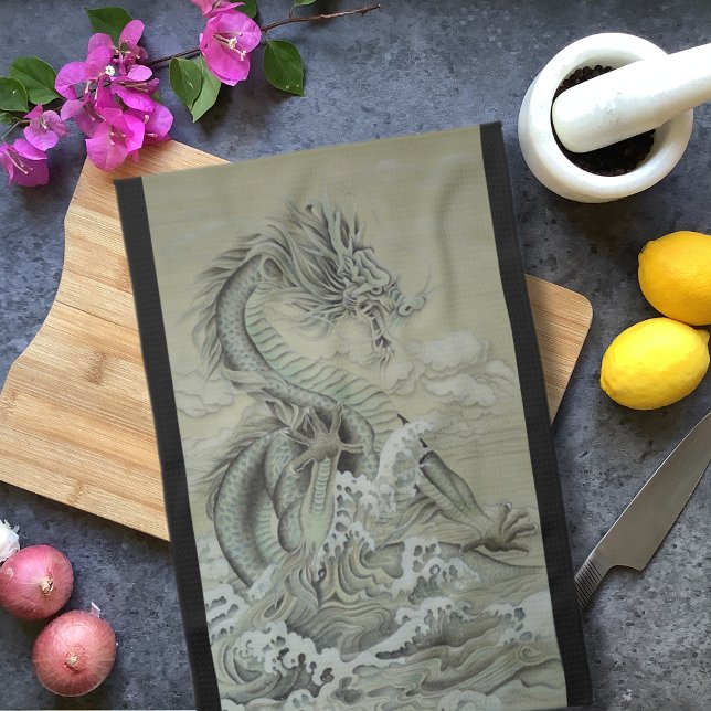 Sea Dragon Kitchen Towel (Creator Uploaded)
