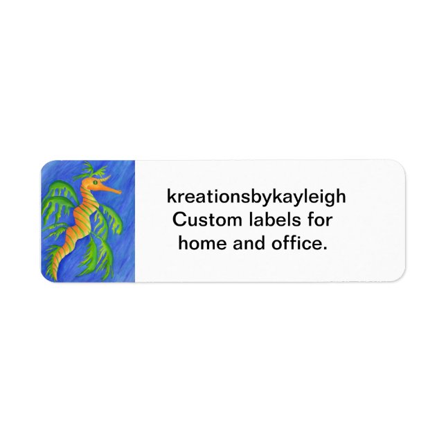 Sea Dragon Label (Front)
