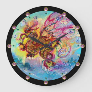 SEA DRAGON LARGE CLOCK