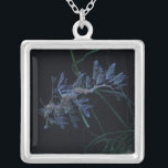 Sea Dragon Silver Plated Necklace<br><div class="desc">From a photo taken by Brenda Thour of a leafy sea dragon.  Copyright by Brenda Thour 2010.</div>