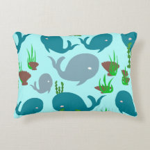 Sea Dream unique turquoise whale ocean themed