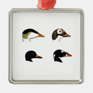 Sea Ducks Logo Metal Ornament