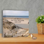 Sea Dunes Old Boardwalk 3 Ring Binder<br><div class="desc">Avery binder with seashore photography wrap around design. Sea dunes and an old, sand-covered boardwalk is the photo on binders that come in three widths. Customize with text on the front in black, printed font. The Ponce Inlet in New Smyrna Beach, Florida is in the distance with a wide beach...</div>