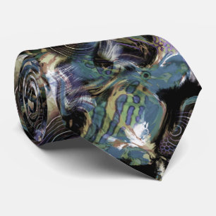 Sea fish neck tie