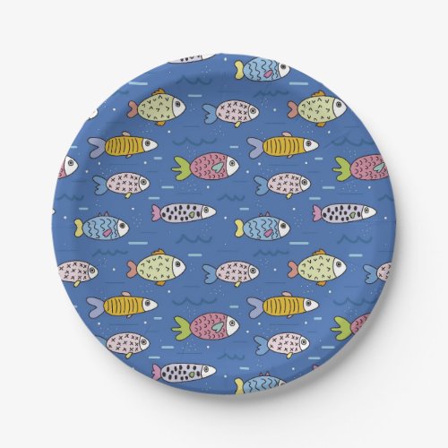 Sea Fish Party Paper Plates