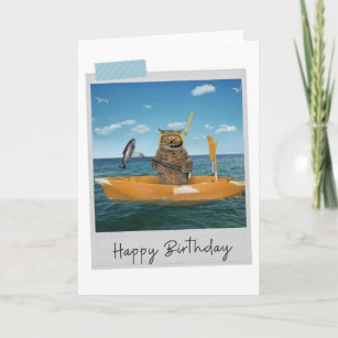 Funny Fishing Birthday Cards & Templates