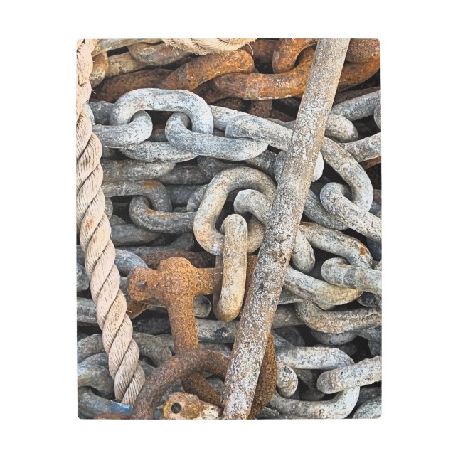 SEA FISHING METAL PRINT (Front)