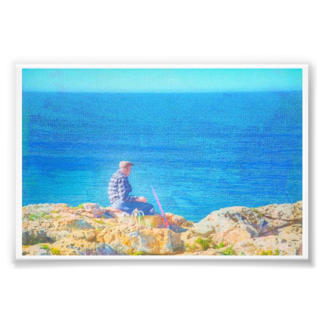 Sea Fishing Photo Print (Front)