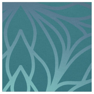 Sea flower mandala fabric