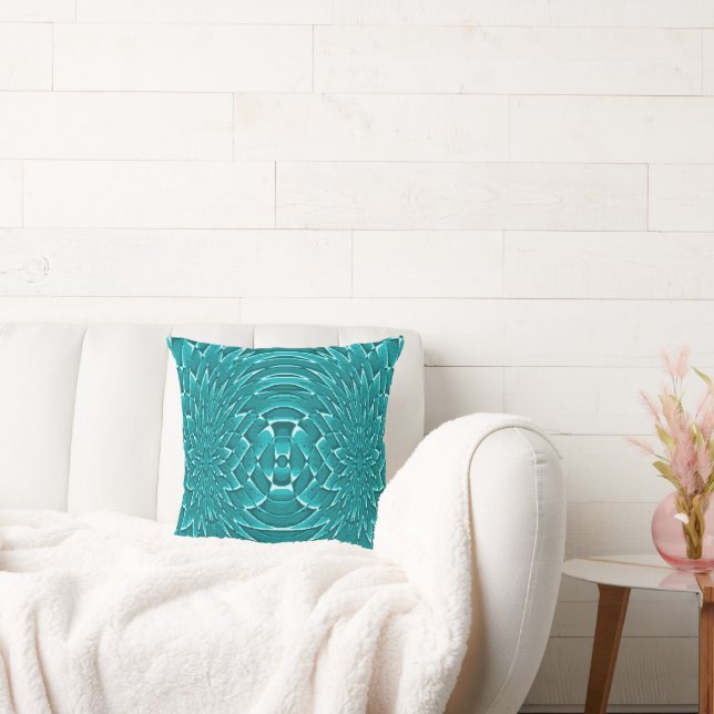 Sea Flowers..... Throw Pillow (Couch)