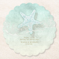 Sea Foam Beach Wedding Starfish ID837