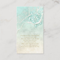 Sea Foam Beach Wedding Wishing Well V1 ID837