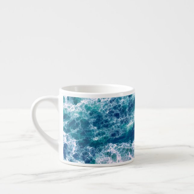 Sea Foam Espresso Cup (Left)