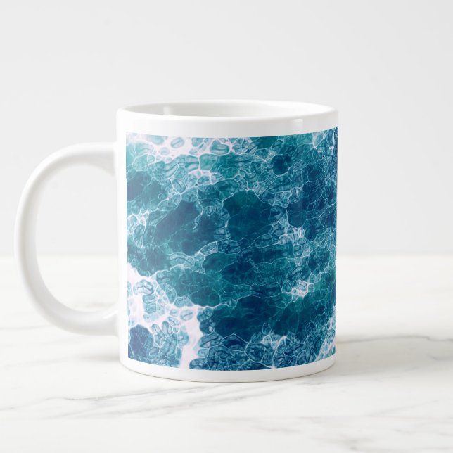 Sea Foam   Giant Coffee Mug (Left)