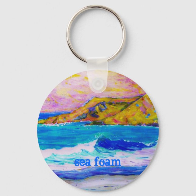 sea foam keychain (Front)