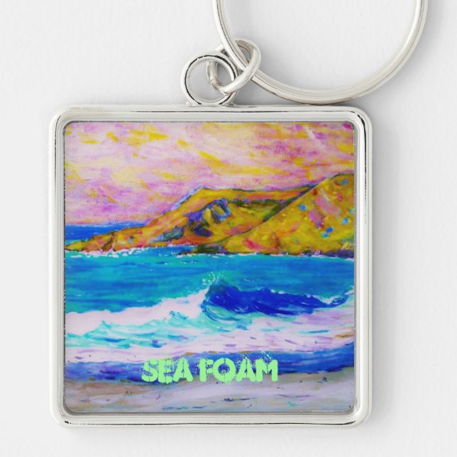 sea foam keychain (Front)