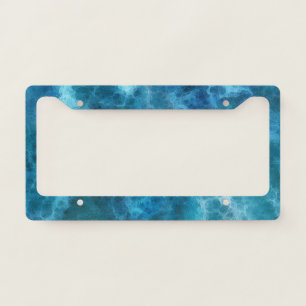 Sea Foam License Plate Frame
