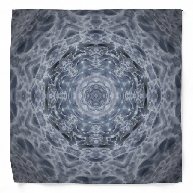 Sea Foam Mandala Design Bandana (Front)