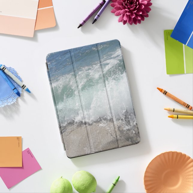 Sea Foam Ocean Wave  iPad Pro Cover (Desk)