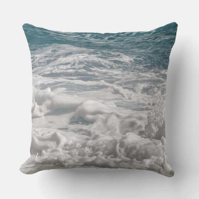 sea foam outdoor pillow (Front)