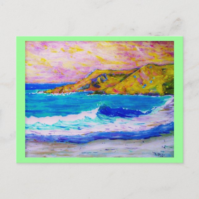 sea foam postcard (Front)