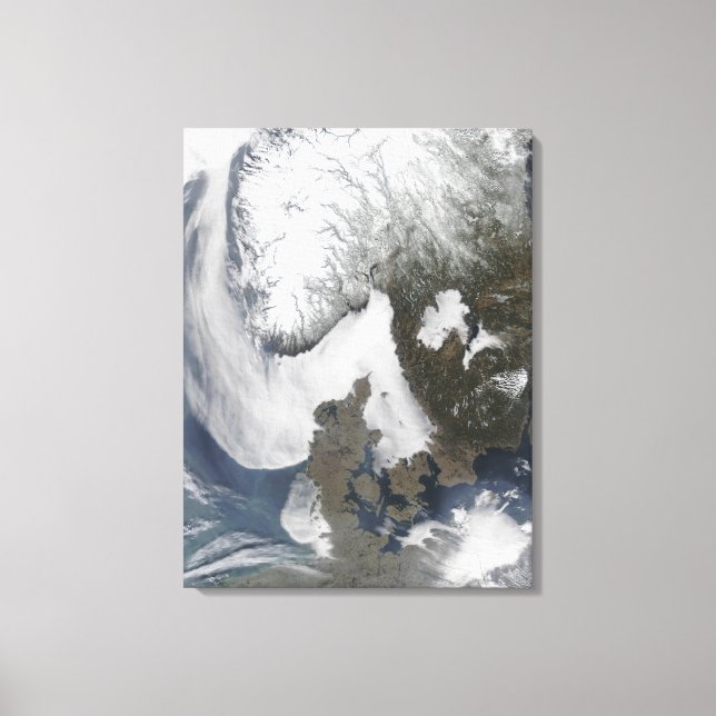 Sea Fog in Scandinavia Canvas Print (Front)